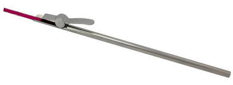 Hållare för glasstav som är för kort att hålla i handen