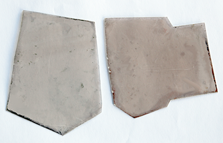 Micaskivor 2st oregelbunden storlek ca 5x6 (7)cm