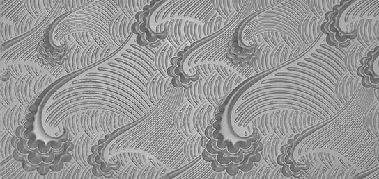 Gummimatta Waves, 10x5 cm