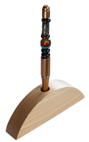 Pennställ för t.ex penna med lampworkingpärlor