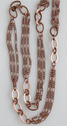 Kedja koppar antikbehandlad. Klicka på bilden för att se mer.