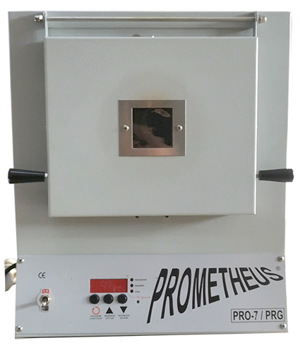 Prometheus PRO-7/PRG - Ugn för silver- brons-, kopparlera, emaljering, glasfusing.