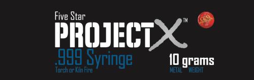 Project X .999 silverlera i spruta (finsilver) 10 g