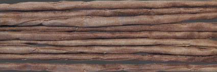 Sidenband, vävt, tvättat och handfärgat 3 mm, 1meter.