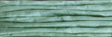 Sidenband, vävt, tvättat och handfärgat 3 mm, 1meter.