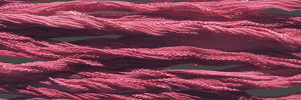 Sidenband, tvättat och handfärgat 18 mm brett, krusigt, 1meter.