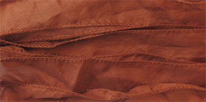 Sidenband, tvättat och handfärgat 20 mm brett, 1meter.