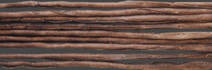 Sidenband, vävt, tvättat och handfärgat 3 mm, 1meter.