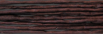 Sidenband, vävt, tvättat och handfärgat 3 mm, 1meter.