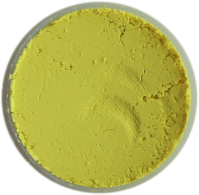 Emaljpulver extrafint Gult starkt pigmenterat i burk om 30 gram