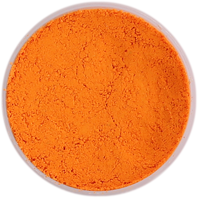 Emaljpulver extrafint Orange starkt pigmenterat i burk om 30 gram