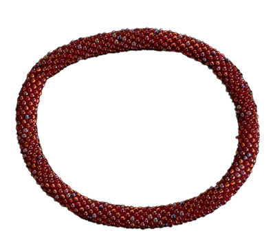 Armband Miyukipärlor. Röd. Blanda gärna flera färger för att få ditt utseende.