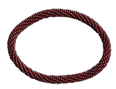 Armband Miyukipärlor. Röd. Blanda gärna färger för att få ditt utseende.