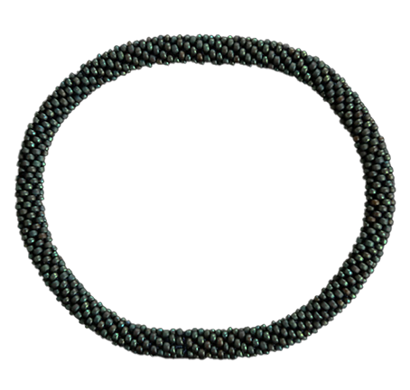 Armband Miyukipärlor. Mörkgrön. Blanda gärna färger för att få ditt utseende.