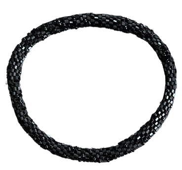 Armband Miyukipärlor. Svart. Blanda gärna färger för att få ditt utseende.