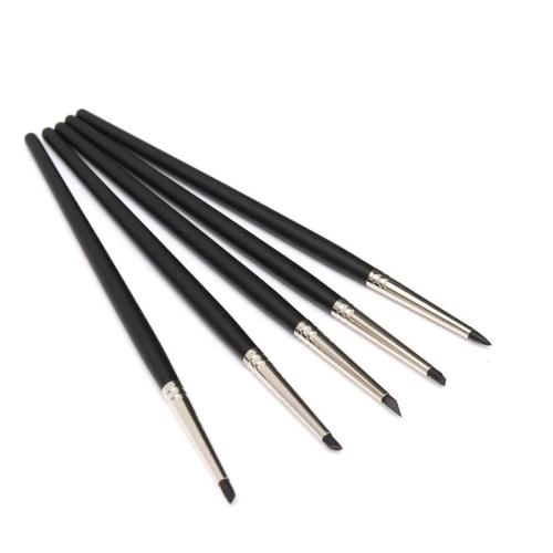 Skulpteringsverktyg för silverlera, stl 0, set om 5.