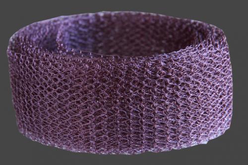 Mörk lila, tät väv, tunn tråd, 15 mm bred, 1 meter lång