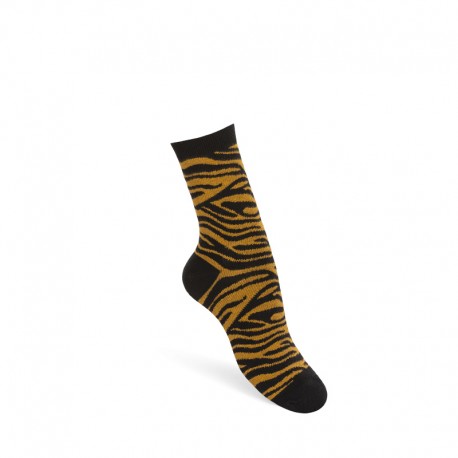 FUNQ WEAR komfortsockor bomull zebra, orange