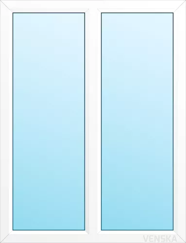 Fast PVC-fönster Original mittpost