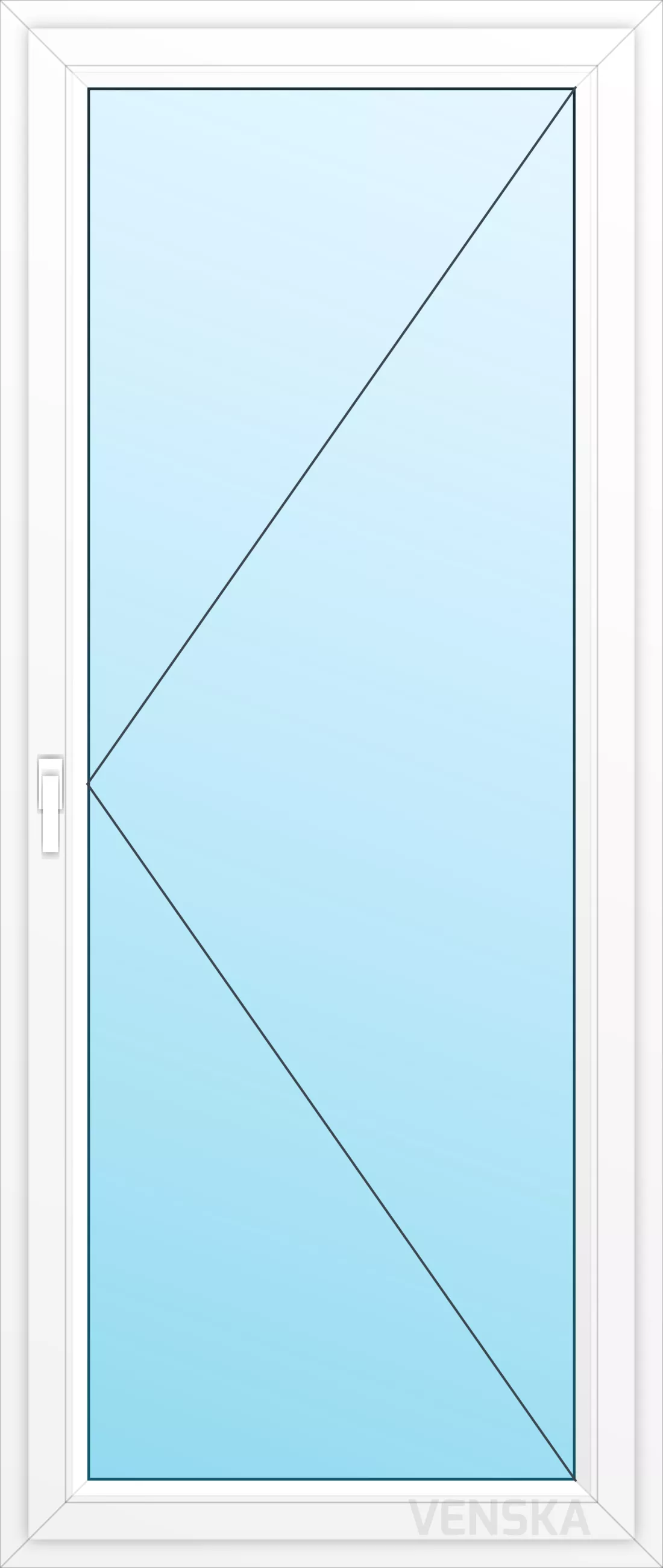 Utåtgående Altandörr PVC EXT