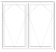Öppningsbart aluminiumfönster SlimLine Optimal 2-luft