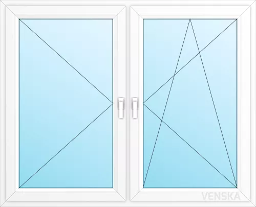 Öppningsbart PVC-fönster Light 2-luft