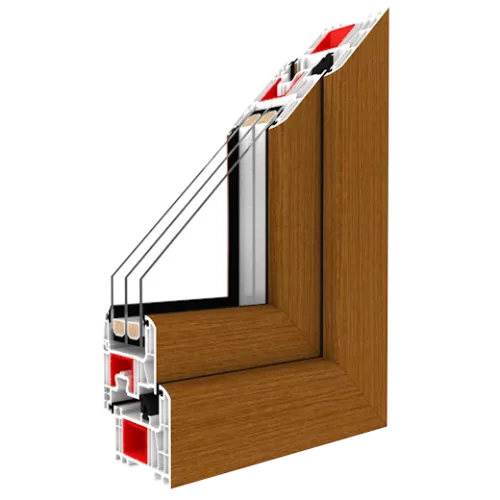 Fast PVC-fönster Energi