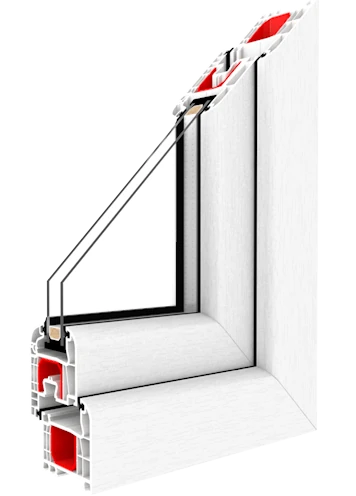 Öppningsbart PVC-fönster Original 1-luft