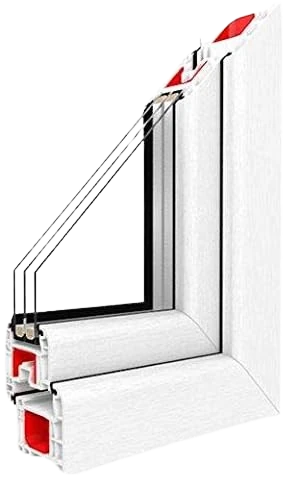 Öppningsbart PVC Fönster Light 1-luft mittpost 4 rutor
