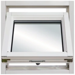 Öppningsbart träfönster pivåhängt SlimLine Optimal 2-luft