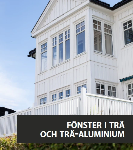 Öppningsbart träfönster sidohängt SlimLine Optimal 2-luft