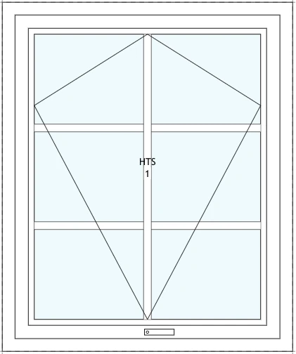 Öppningsbart träfönster SlimLine Optimal Spröjs 6-rutor