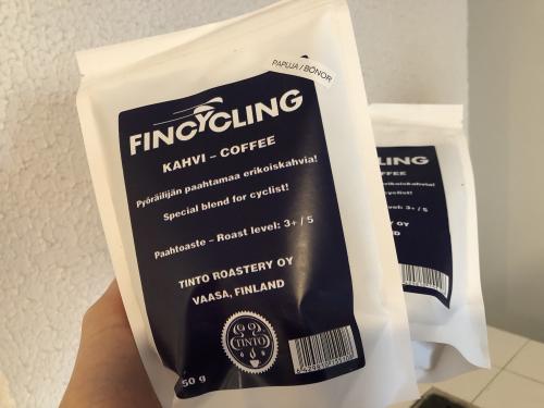 Fincycling kahvia jauhotettu