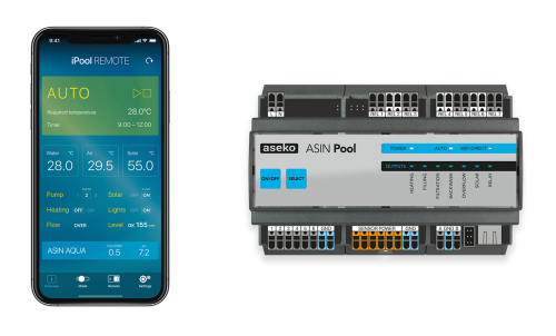 Aseko Asin Pool kontrollsystem