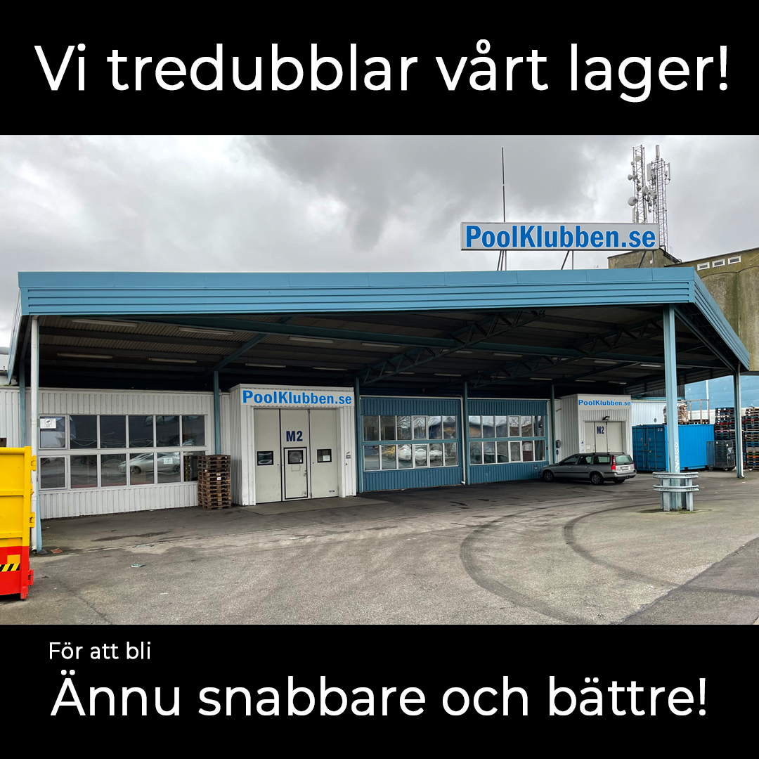 Poolklubben nya jätte lager är under uppbyggnad!