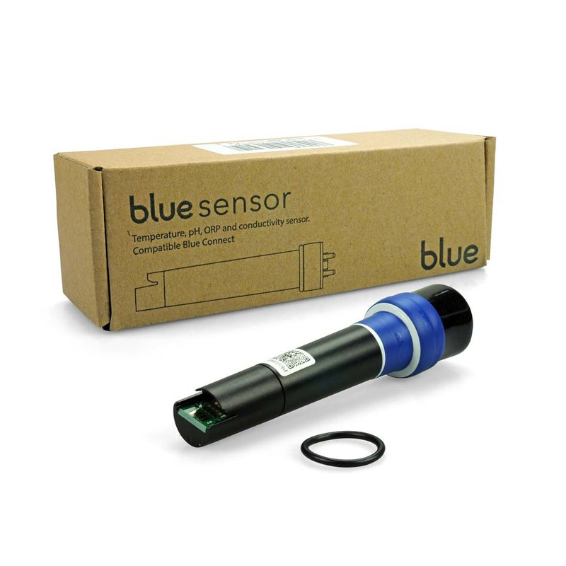 Testa, mät och analysera poolens vattenkvalitet med smart blue sensor till Blue connect.
