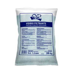 Filtermedia glas fin 0,6 -1,2 mm 20 kg