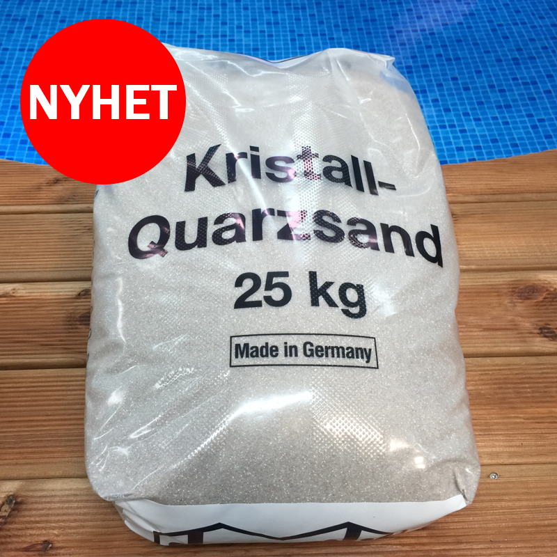 Filtersand 25 kg Kristallkvarts 0.4 - 0.8 mm
