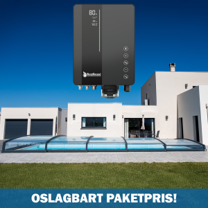 Paket för 3 x 6 Pool - Pooltak + WhiteMachine