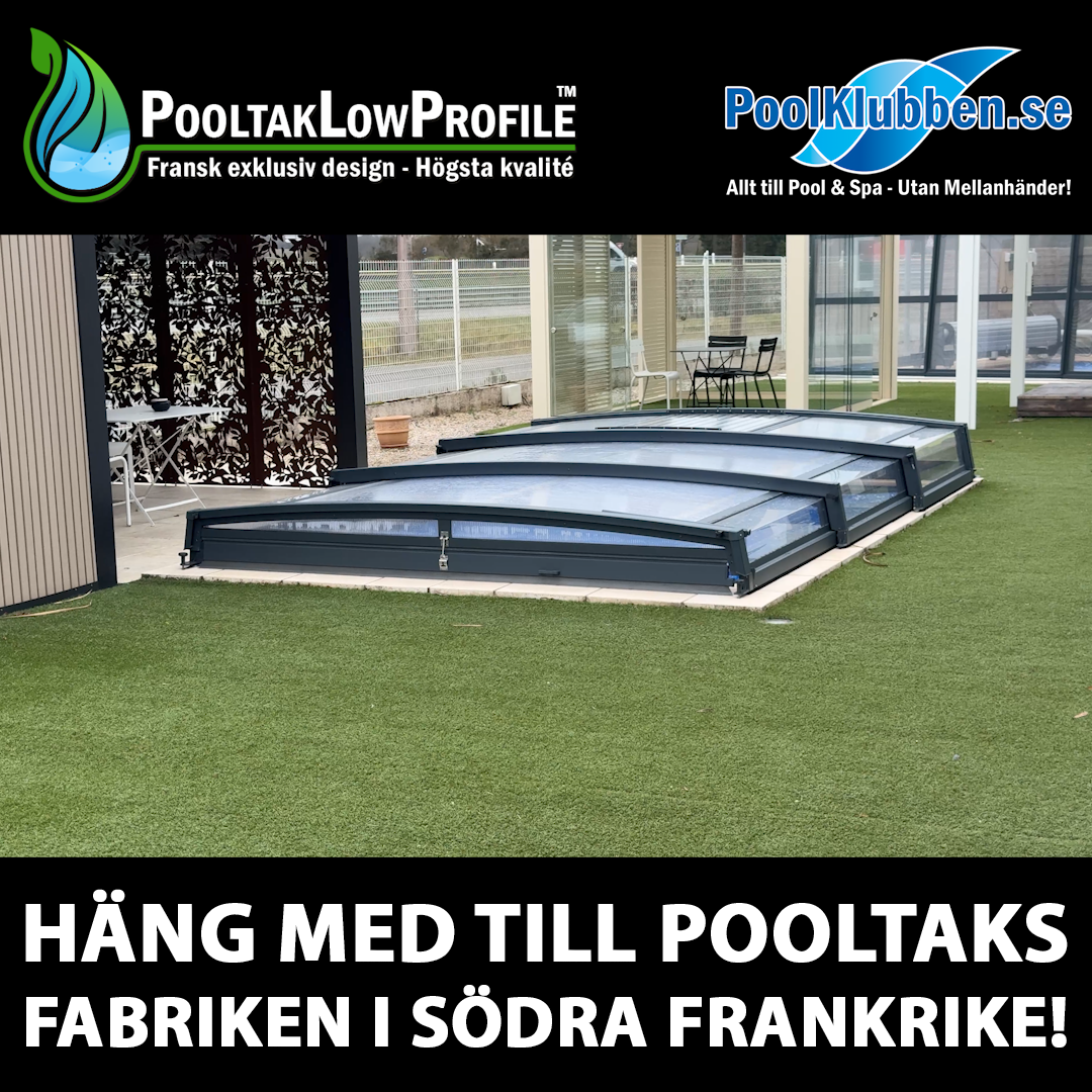 Ny video - Häng med på vårt besök till pooltakfabriken!!