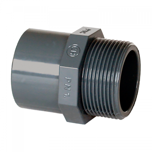 PVC Övergång 50mm till 1½"