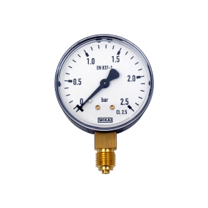 WIKA Jumbo Manometer 63mm | 0 - 2.5 bar 1/4" gänga