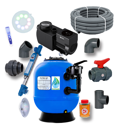 Poolinstallation | Pumpar, PVC- slangar & kopplingar