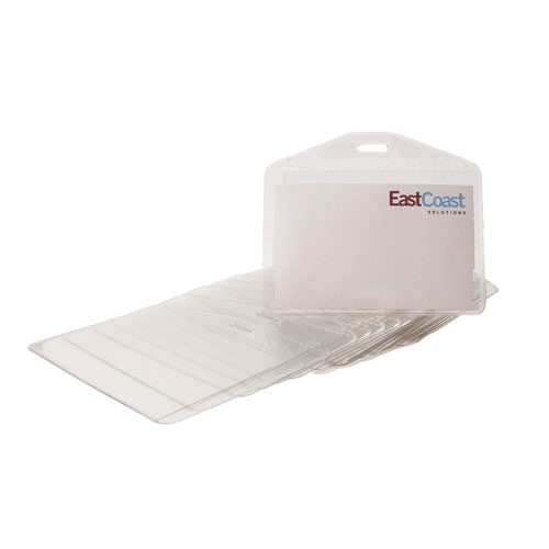 Plastficka liggande transparent (PVC-fri)