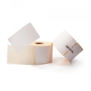 10 etikettrullar med klister till Zebraskrivare