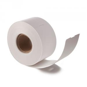 Etikettrulle vit utan klister med stor spole till Zebraskrivare
