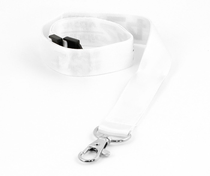 Halsrem vit utan tryck