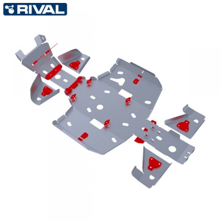 ATV Hasplåt Kit Suzuki King Quad LT A750/A500​ 2011-> Rival