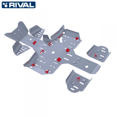 ATV Hasplåt Kit Kawasaki KVF 750 Brute Force ​2011-2016 Rival