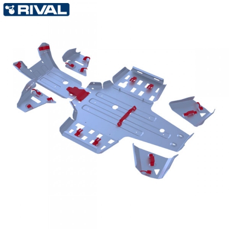 ATV Hasplåt Kit Yamaha Kodiak 2016-> Rival